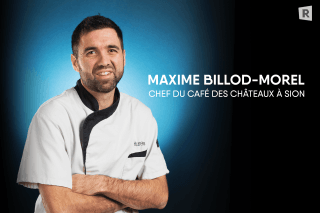 Maxime Billod-Morel, chef du Café des Châteaux à Sion